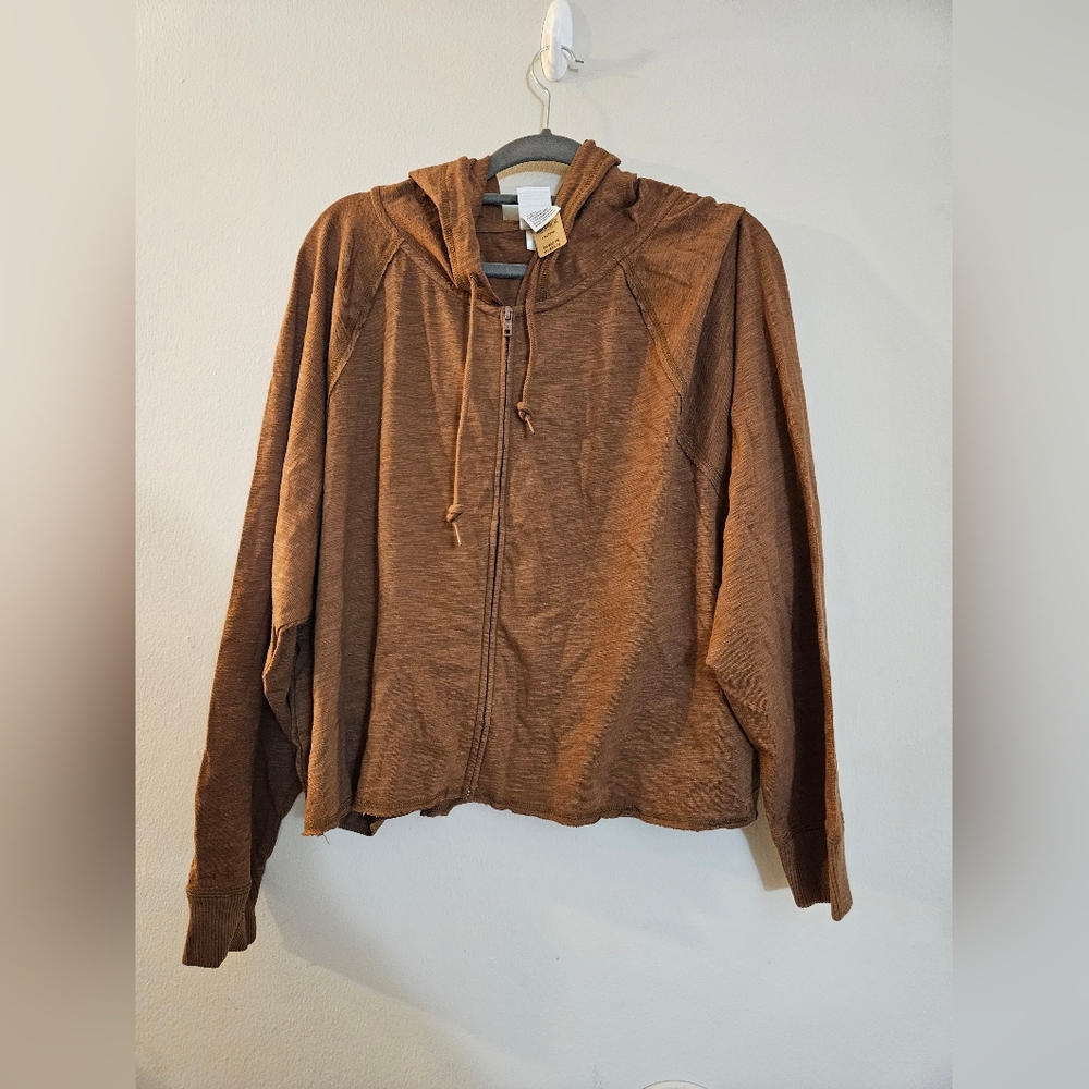 PINK Victoria's Secret Brown Hoodie SIZE XXL